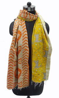 Vintage Cotton Kantha Allover Scarfs