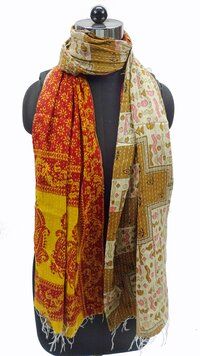 Vintage Cotton Kantha Allover Scarfs