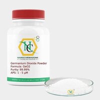 Germanium Dioxide Powder - 99.9% Purity, Aps1 5 Microns | Inorganic Compound For Optical Applications, High Refractive Index, Customizable Size