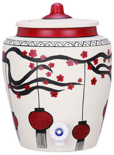 Clay Water Pot Lantern 6.5 LTR