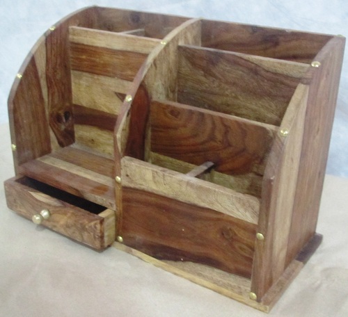12 Inch Wooden Letter Box Natural Finish