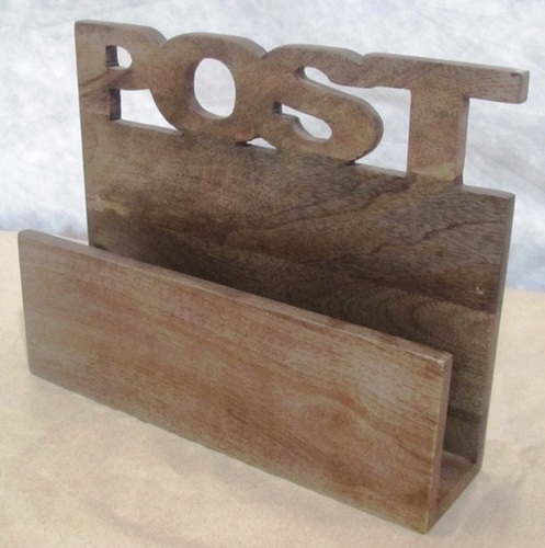 12 Inch Wooden Letter Box Original Finish