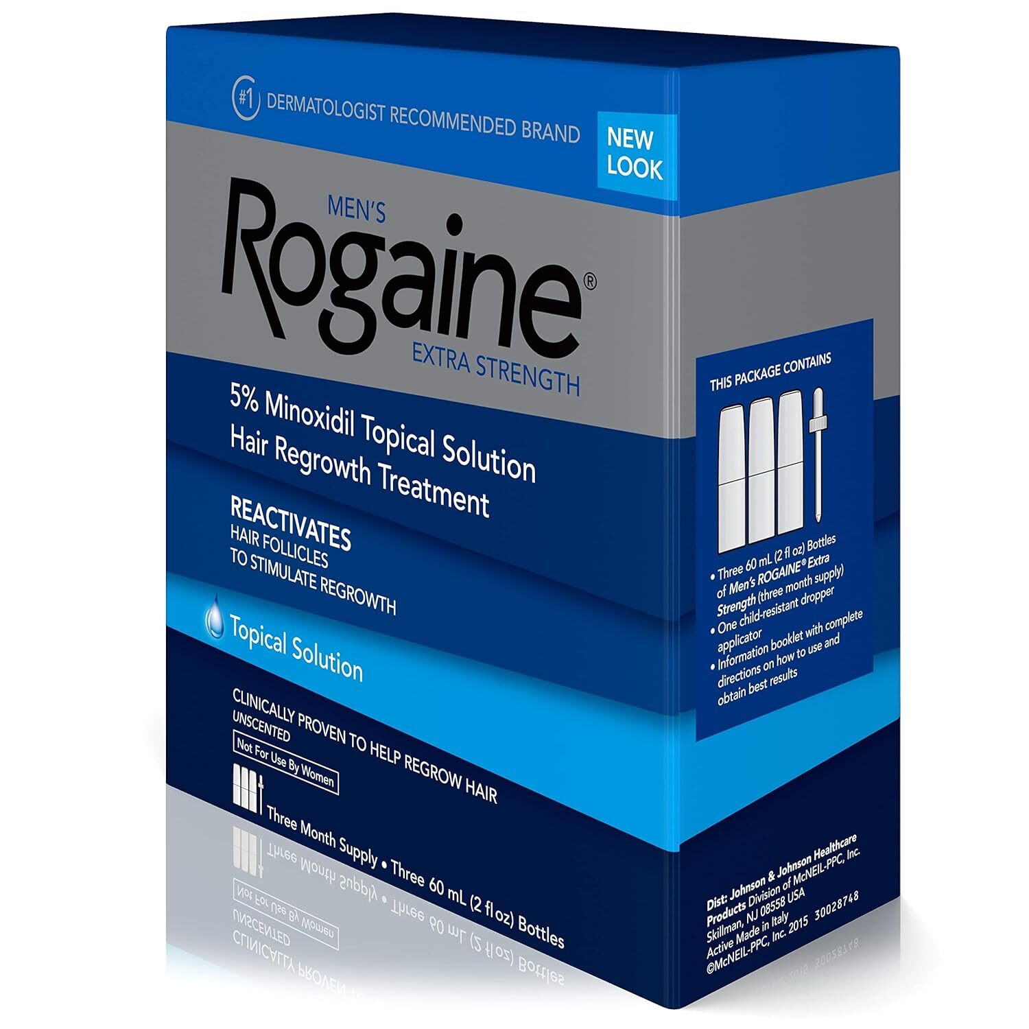 Minoxidil Men's Rogaine  Hair Loss and Hair Regrowth