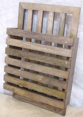 Perforated Wooden Letter Box