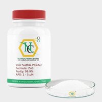 Zinc Sulfide Powder - 99.9% Purity, Customizable Aps Of 5 Microns | Submicron And Nanopowder Forms, Multiple Grades Available