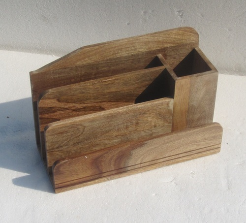 12 Inch Wooden Natural Finish Letter Box