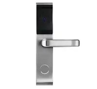 Rfid Hotel Door Lock - Stainless Steel, 242.6x77.5mm | Keycard & Fingerprint Access, Waterproof, Energy Saver, 100,000 Unlocks