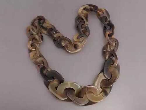 Handmade Chain Horn Necklace for woman