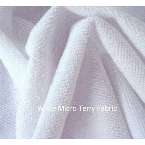 White Micro Terry Fabric