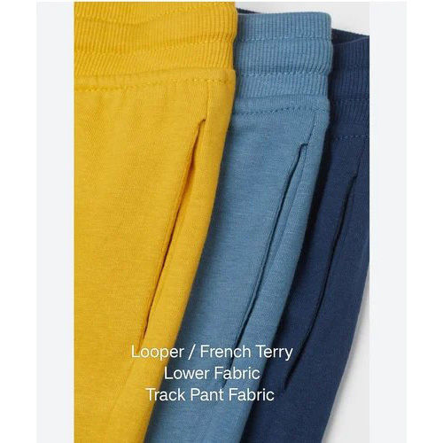 Looper Knit Lower Track Pant Fabric