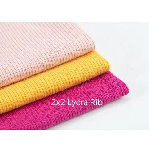 2x2 Lycra Rib Knit Fabric