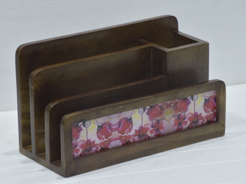 13 Inch Enamelled Wooden Letter Box