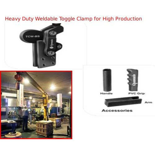 Metal Heavy Duty Weldable Toggle Clamp For High Production