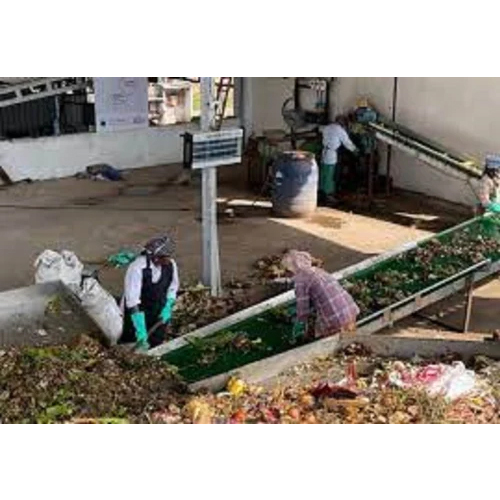 Solid Waste Management Belt Conveyor System