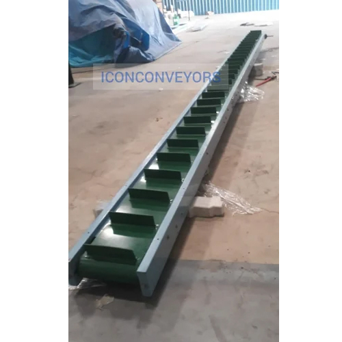 Mild Steel Belt Conveyor - Color: White