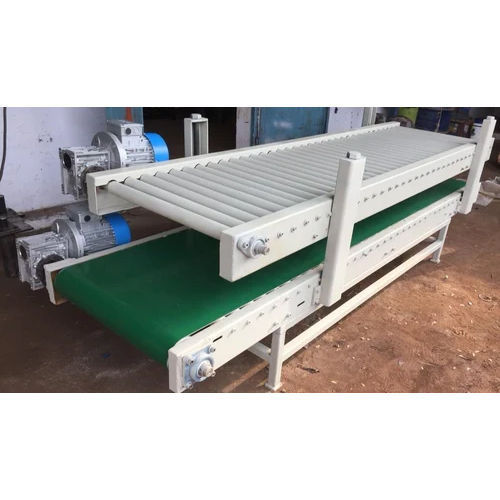 Roller Belt Conveyor - Color: White