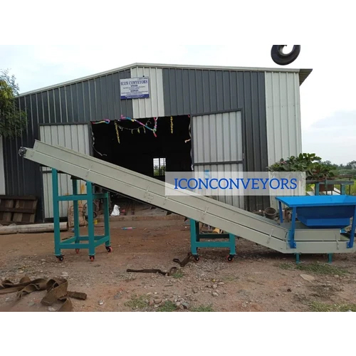 Inclined Cleated Belt Conveyor