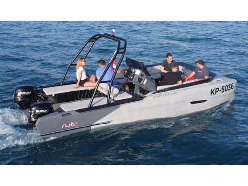 Korkyra 650 Double Engine Catamaran Boat, PE Catamaran Boat, HDPE ...