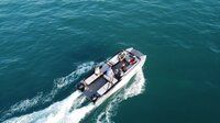 Korkyra 650 Double Engine Catamaran Boat, PE Catamaran Boat, HDPE Catamaran Boat, HDPE Rescue boat, 10 Passenger Boat, 10 Seater boat, 10 People boat,