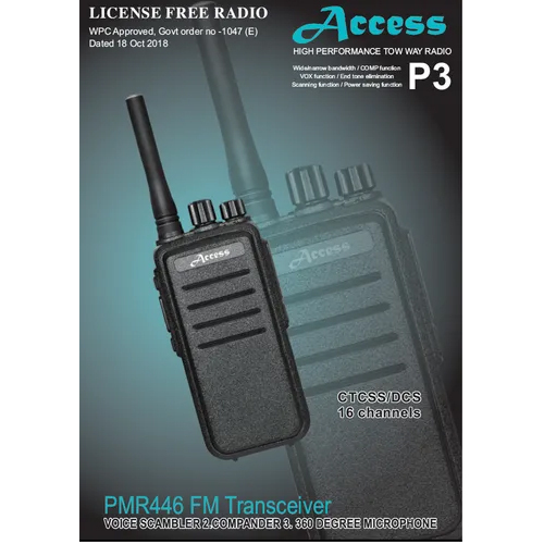 Access Make Licence Free Walkie Talkie