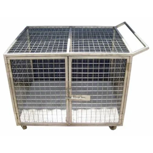 SS Heavy Duty Cage Trolley