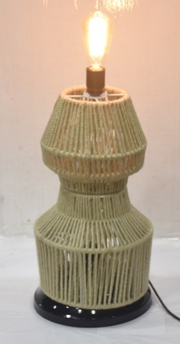 Jute Woven Light Pendant - Application: Interior Decor