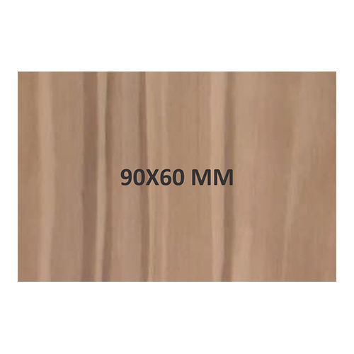 90X60mm Tiger Wood Dark Wooden SHG Finish Laminate