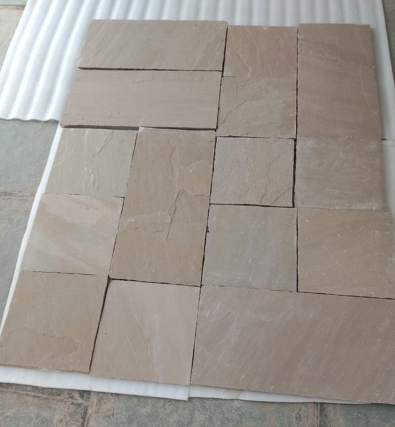 Raj Green Sandstone Paving Slabs