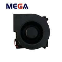Mega Industrial Grade 180mm 18060 24v 60w 2200rpm Brushless Refrigeration Blower - Metal/plastic Blade, Iron Frame, Low Noise, Ball Bearings