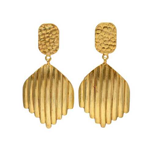 Gold plated woman Drop earring