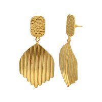 Gold plated woman Drop earring