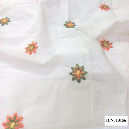 Kora Cotton Floral Designer butti for Kurtis