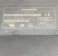 SIEMENS 6ES7 407-0KA00-0AA0 POWER SUPPLY