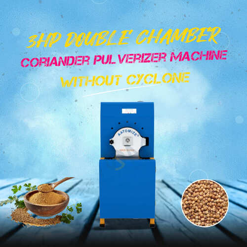 Double Chamber Coriander Grinding Machine