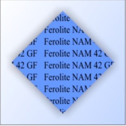 FEROLITE NAM 42 GF - 0.80 mm to 6.00 mm Thick Square Sheets | Blue Color, Durable Material