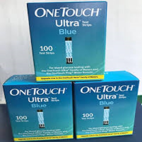 OneTouch Ultra Blue Blood Glucose Test Strips, 100 Count