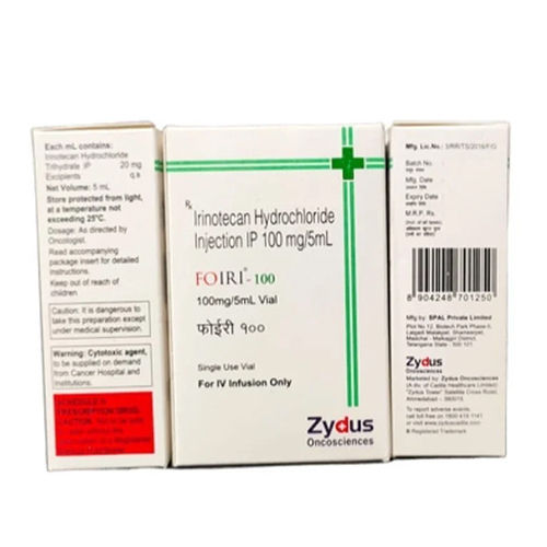 100 Mg Irinotecan Hydrochloride Injection Ip Dosage Form: As Per Doctor Perception