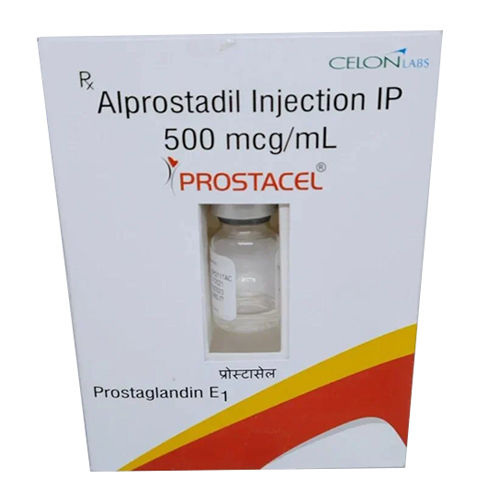 500 Mcg Alprostadil Injection Ip Dosage Form: As Per Doctor Perception