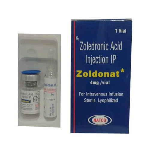 4 Mg Zoledronic Acid Injection Ip Dosage Form: As Per Doctor Perception