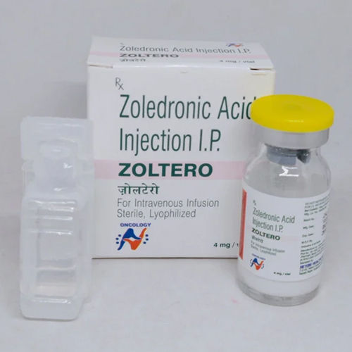 4 MG Zoledronic Acid Injection - Injection for Blood Calcium Management | Normal Fermentation Smell, Long Shelf Life 15-45 Months, Store in Cool Dry Place