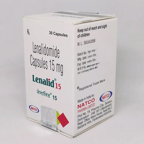 15 Mg Lenalidomide Capsules Dosage Form: As Per Doctor Perception