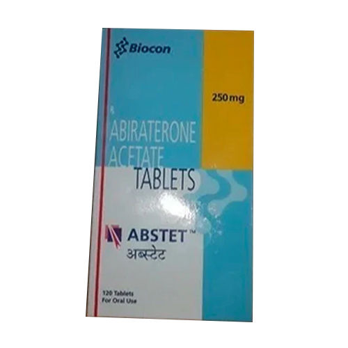 Abiraterone Acetate Tablets - 250 MG Dosage | General Medicine for Prostate Cancer Treatment, Suitable for All, Store in a Dry Place