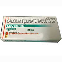 Calcium Folinate Tablets - 15 Mg | Suitable For All Individuals, Store In Dry Place, Dosage As Per Healthcare Suggestion, Treats Anemia & Prevents Methotrexate Side Effects