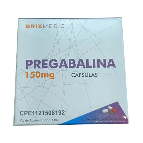 150 Mg Pregabalina Capsules General Medicines