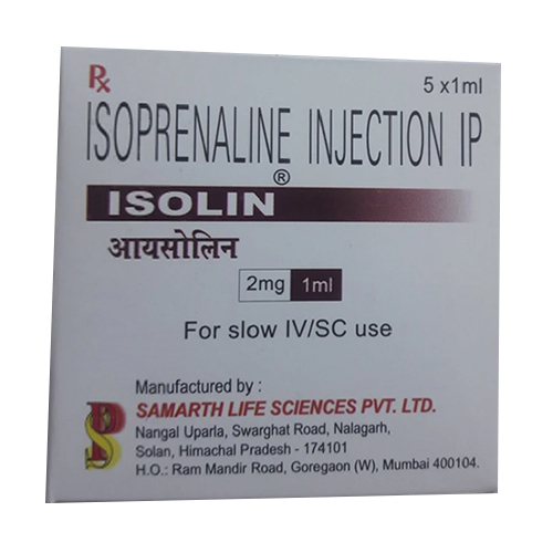 2 MG Isoprenaline Injection IP