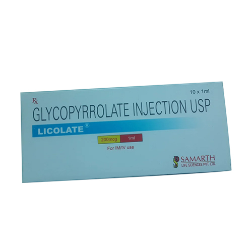 200 MCG Glycopyrrolate Injection USP