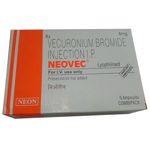 4 MG Vecuronium Bromide Injection IP