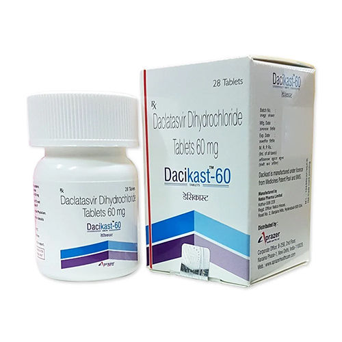 Daclatasvir Dihydrochloride Tablets - 60 MG , General Medicines Suitable For All Ages, Cold Storage Recommended