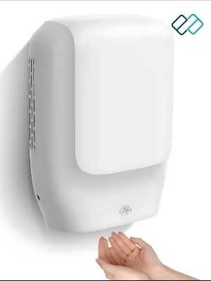 White Automatic Mini Jet Hand Dryer