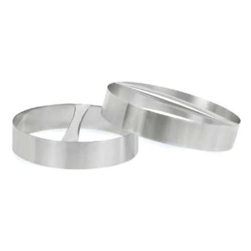 Stainless Steel Dough Cutting Ring - Color: Silver